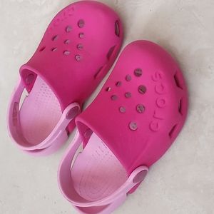 Girls size 9 Crocs